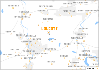 map of Wolcott