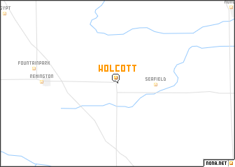 map of Wolcott