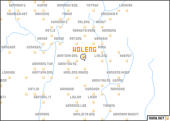 map of Wo-leng