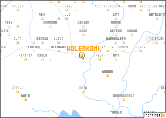 map of Wolenkomī