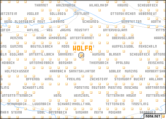 map of Wolfa