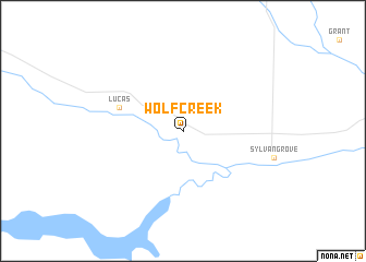 map of Wolf Creek