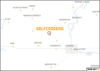 map of Wolf Crossing