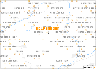 map of Wolferborn