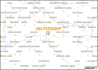 map of Wolfersdorf