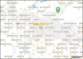 map of Wölfnitz