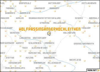 map of Wolfpassing an der Hochleithen