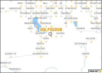 map of Wolfsgrub