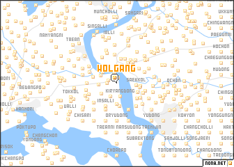 map of Wŏlgang