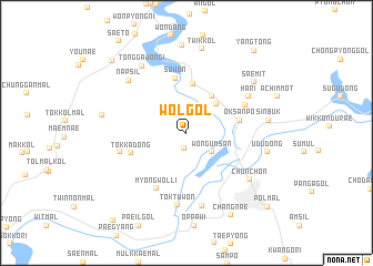 map of Wŏl-gol