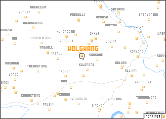 map of Wŏlgwang