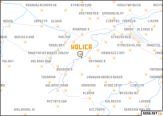 map of Wolica