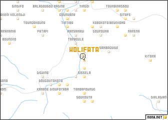 map of Wolifata