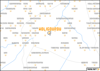 map of Woligourou