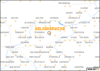 map of Wólka Karwicka