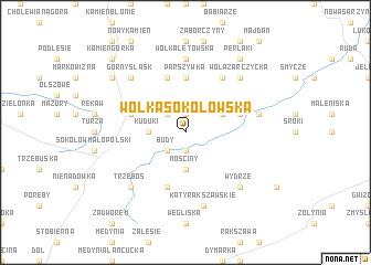 map of Wólka Sokołowska