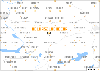 map of Wólka Szlachecka