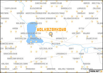map of Wólka Zamkowa