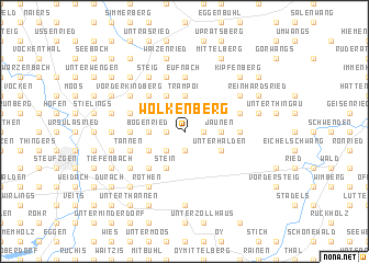 map of Wolkenberg