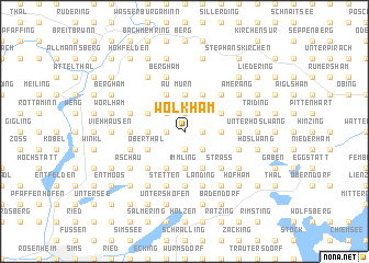 map of Wölkham