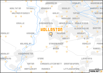 map of Wollaston