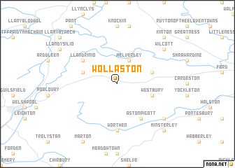 map of Wollaston
