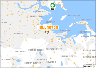 map of Wollaston