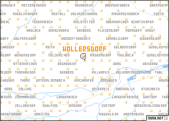 map of Wollersdorf