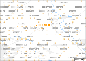 map of Wöllmen