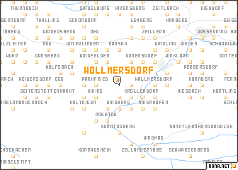 map of Wollmersdorf