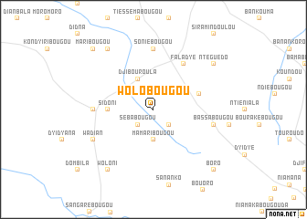 map of Wolobougou