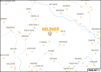 map of Woloken