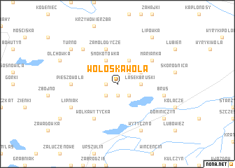 map of Wołoskawola