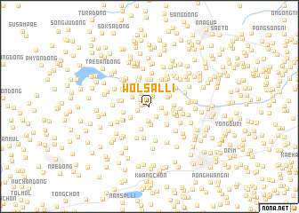 map of Wŏlsal-li