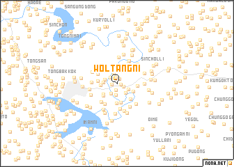 map of Wŏltang-ni