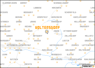 map of Woltersdorf