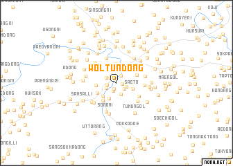 map of Wŏltun-dong