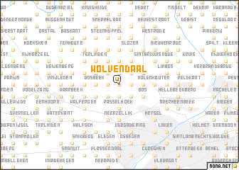 map of Wolvendaal