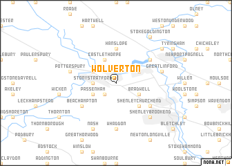 map of Wolverton