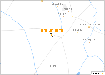 map of Wolwehoek