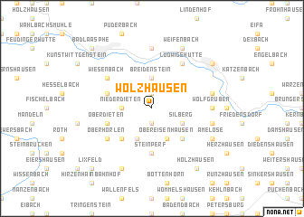 map of Wolzhausen