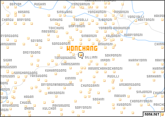 map of Wŏnch\