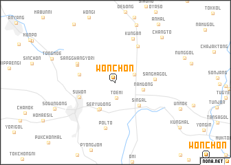 map of Wŏnch\