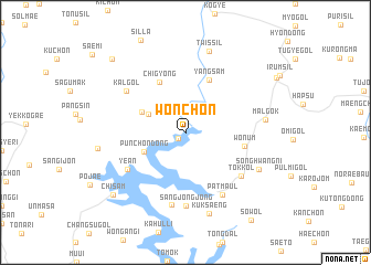 map of Wŏnch\