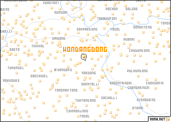 map of Wŏndang-dong