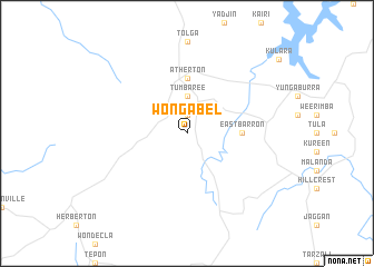 map of Wongabel