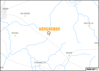 map of Wongarbon