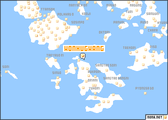 map of Wŏnhugwang