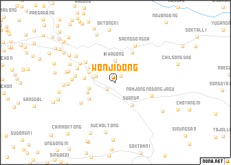 map of Wŏnji-dong