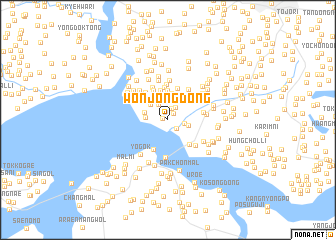 map of Wŏnjŏng-dong